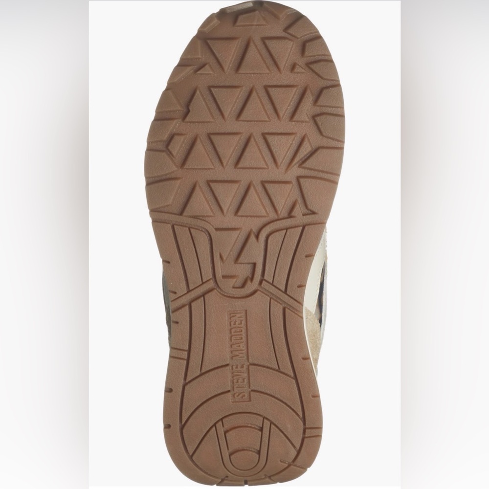 Steve Madden Women's Tan and Cream Leopard Sneakers - Picture 6 of 7